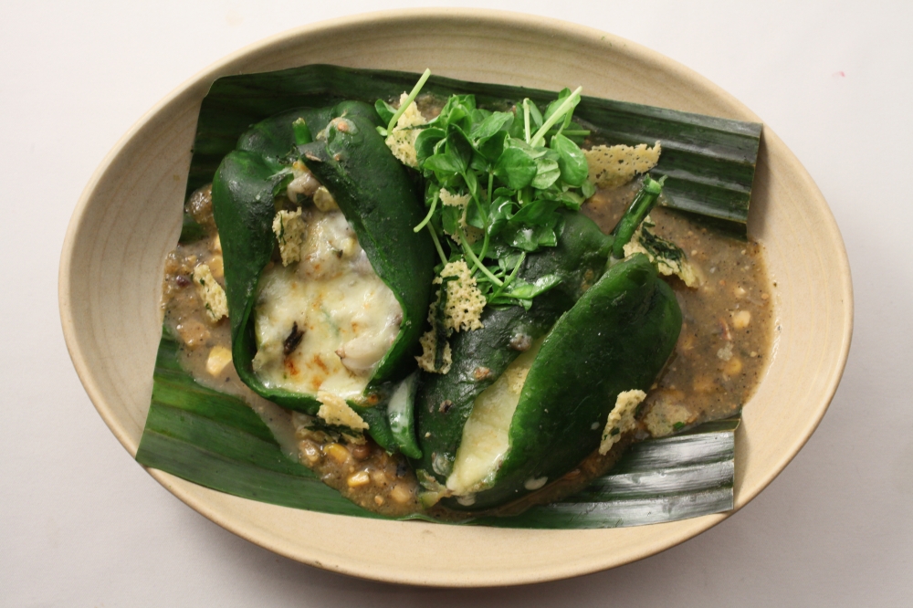 Grilled Vegetable Chiles Rellenos