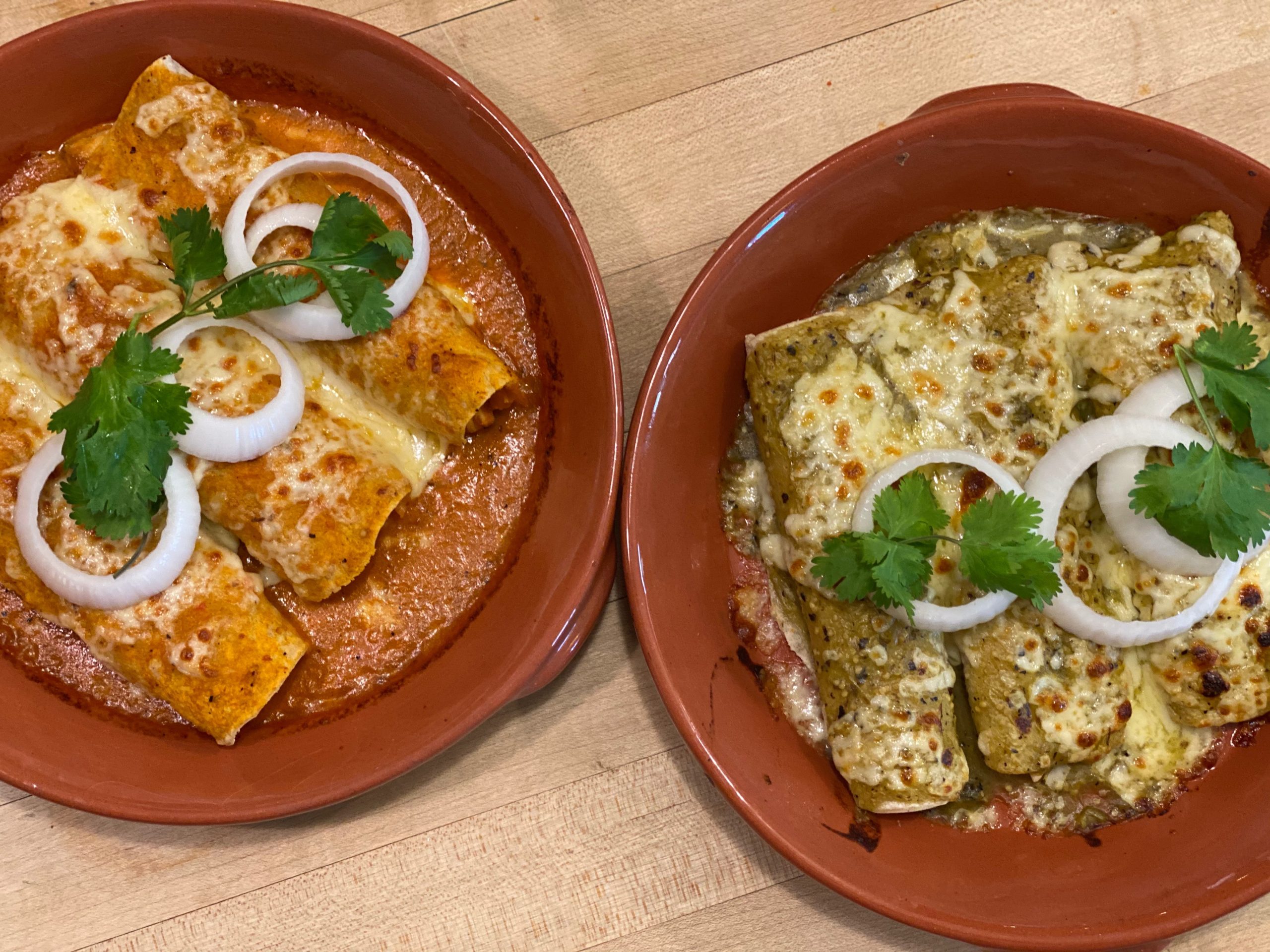 Rick BaylessEnchiladas Suizas (Creamy Chicken Enchiladas with Melted  Cheese) - Rick Bayless