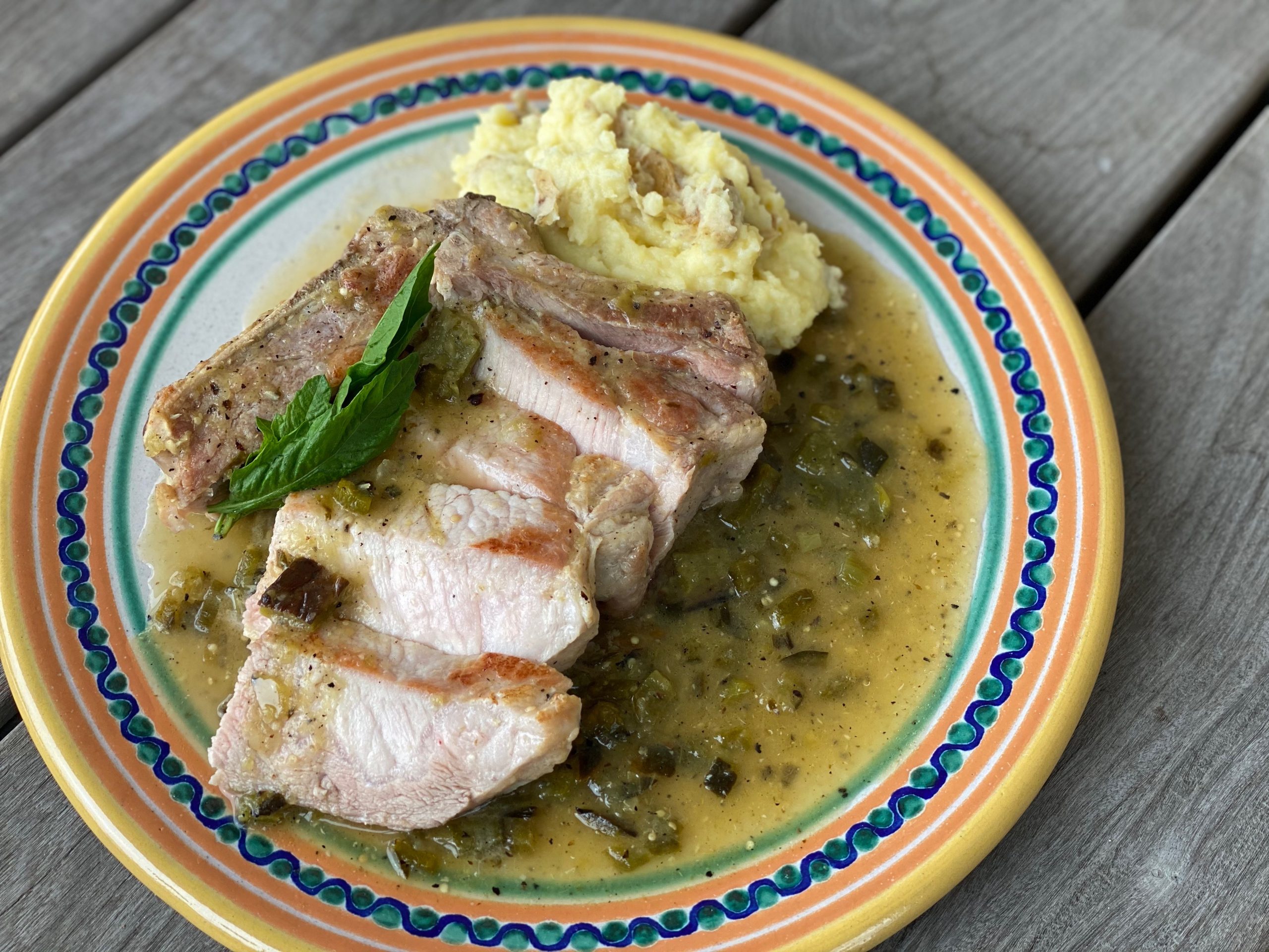 Rick Baylessseared Pork Chops With