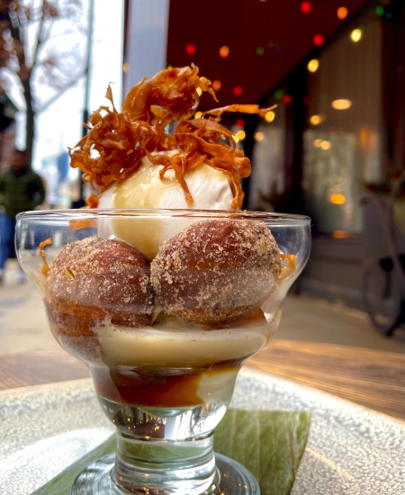 Camote Donut Sundae
