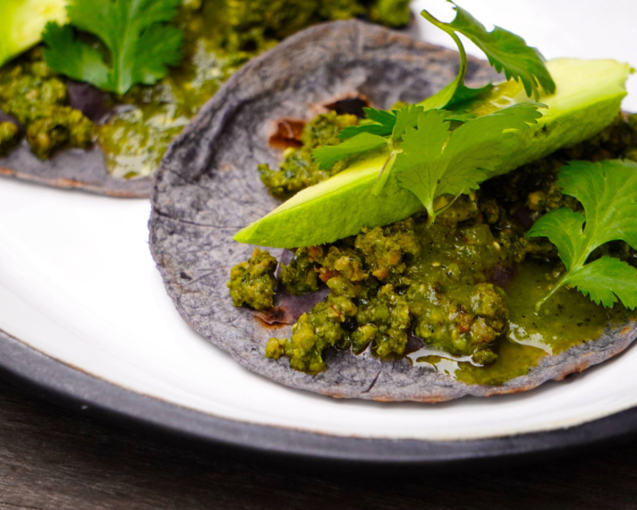 Green Chile Chorizo Tacos